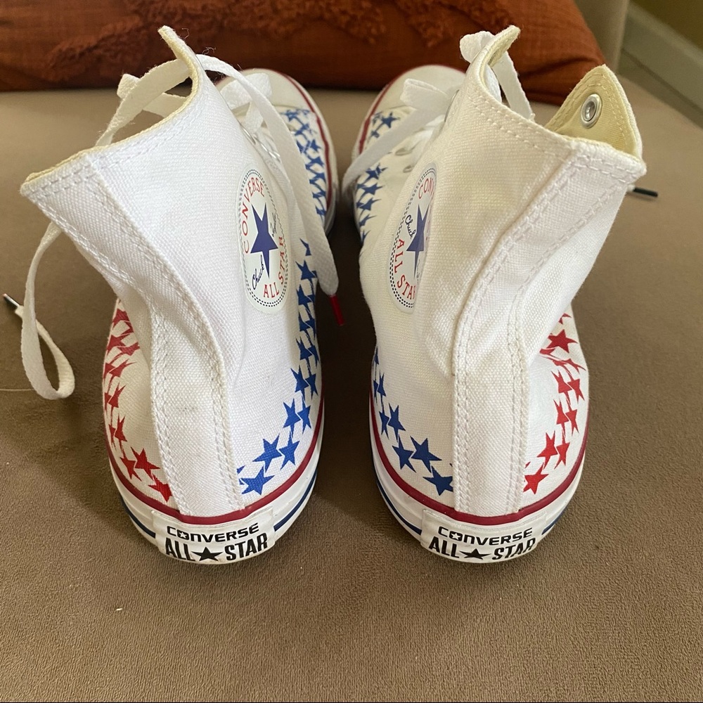 Converse Chuck Taylor All Star American Flag Memorial Day July 4 Patriotic - Picture 3 of 7
